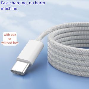 60W PD Type-C إلى Type-C Cable لـ iPhone 15 Pro Max بالإضافة إلى MacBook iPad كابلات الشحن السريع لـ Samsung Xiaomi Huawei Data 1M Wire USB C to C مع حزمة البيع بالتجزئة