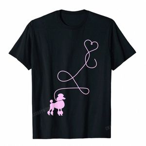 1950s meia hop traje 50s tema cão rosa poodle coração topo camiseta camisas masculinas camisa predominante legal cott menino t camisa legal f0m0 #