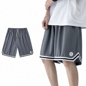 Men Sports Gym Shorts basket som kör andas snabbtorkande löst shorts Sommar män kläder strand streetwear byxor d5cn#