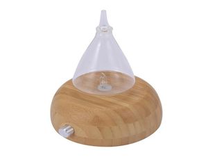 Umidificatori HAEGER Serbatoio in vetro Nebulizzante Olio essenziale puro Diffusore per aromaterapia Spegnimento automatico Umidificatore per aromi a luce LED 4948771