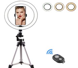 10 Polegada com suporte rovtop led câmera selfie anel de luz tripé iphone e suporte do telefone para vídeo pography6218688