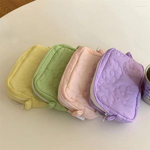 Storage Bags Bag Multifunction Cute Convenient Portable Cotton Padded Clutch Small Cosmetic Fashion