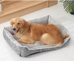 Drop Transporte Multi-Color Big Dog Big Dog House Quente Ninho Cesto de Ninho Defino de Kennel Cat Puppy Large Y200330