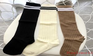 Classic Stripe Net Stockings for Women Socks Outdoor Street Style Elastic Long Stocking Birthday Gift Girl Sock Hosiery2458709
