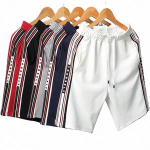 Homens Shorts Brancos Verão Ginásio Jogging Sport Shorts Men Casual Malha Poliéster Praia Calças Curtas Soltas Cintura Elástica Shorts Sólidos m9x1 #