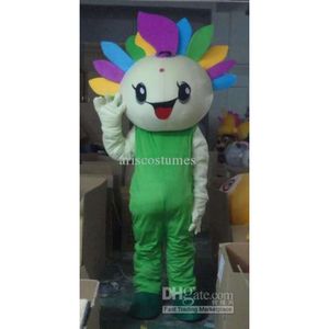 Trajes de mascote Halloween Natal Sol Flor Mascotte Cartoon Plush Fancy Dress Mascot Costume