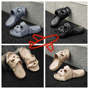 GAI shoes cotton feel thick soled sandals men's fashionable skeleton Skull Head designer Personalized bigsize Punk breathe freely cool boy seabeach male 40-45