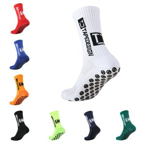 TC Sports Grip Socks 남성용 여성용 야외 축구를위한 미끄럼 방지 두꺼운 축구 양말