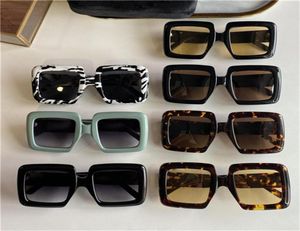 0783 Neue beliebte Sonnenbrille Damen 0783S Großer quadratischer Rahmen Brille Herren Mischfarbenrahmen Top-Qualität UV 400-Schutzklasse Match hohe Qualität8558937