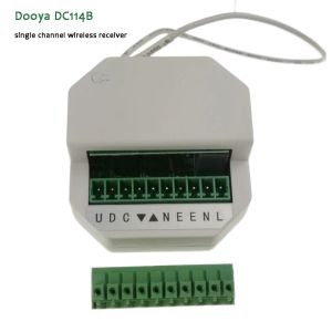 Shutters Kostenloser Versand DC114B AC 230V Einkanal-Funkempfänger, passend für alle Dooya-Emitter-Fernbedienungen