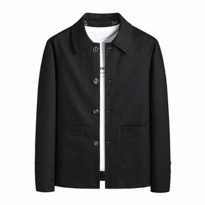 Najwyższej jakości nowa marka projektantów Casual Fi Lapel Korean Versi z Aviator Autumn Jacket and Oreshwear For Men K40B#