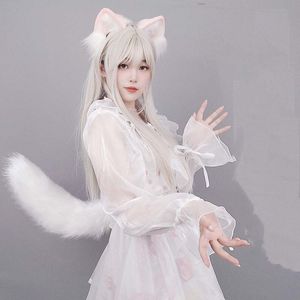 Ny ankomst Cosplay Electric Fox Tail Plush Swaying Animal Tail Moving Dog Cat Hanmade Tail Furry Cos Props for Halloween