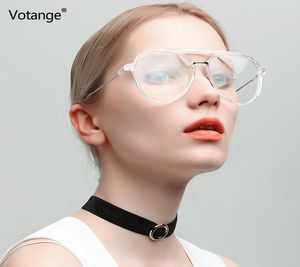 Óculos de sol vintage retro transparente simples óculos quadro feminino oversized óculos lente clara mulheres homens óculos computador eyewear6625566