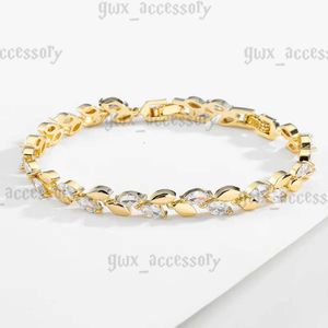 Tennisarmband Fashioh Hip Hop Tennis Armband White Cubic Zircon Beads Men Bangle Chains Strand for Women Tennis Chain Bijoux Silver Crystal Armband 546