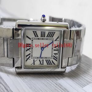 Säljer Luxury Classic Series Women's Fashion Wristwatches White Dial Stainless Steel High Quality 28mm Quartz Ladies WOM245J