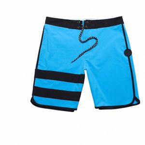 Mäns shorts vattenavvisande snabb torr 4-vägs stretch Bermuda Beach Shorts Gym Competiti Bodybuilding Training Shorts 05n1#