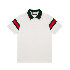 Designer Polo Shirt Classic T Camisetas homens Mulheres Mulheres verão Verde Green Collar Sleeve Camisa de manga curta