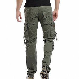 2024 Fi Military Cargo Pants Mens Trousers Overalls Casual Baggy Army Cargo Pants Men Plus Size Multi-pocket Tactical Pants G22p#