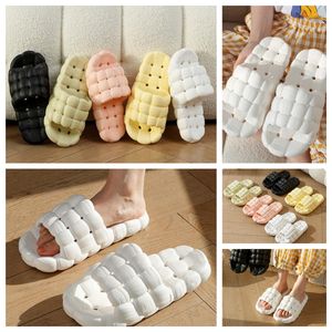 Slipper Home Schuhe GAI Slides Schlafzimmer Duschraum Warmer Plüsch Wohnräume Weich Trägt Baumwolle Slipper Belüften Damen Herren Rosa Weiß