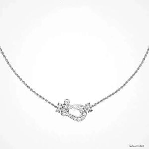 U Shape Horseshoe Pendant Halsbacenew Designer Classic Women's Halsband ColleBone Chaingold Plated och DiamondsDesigner Jewellery
