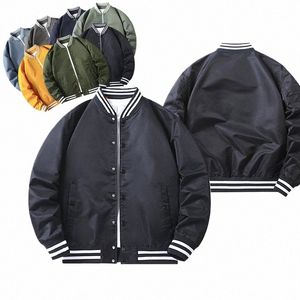 2022 Nowi mężczyźni i kobiety bombowce Jacke Spring and Autumn Pilot Motorcycle Coat Kurtka może być niestandardowym płaszczem DIY G1JM#