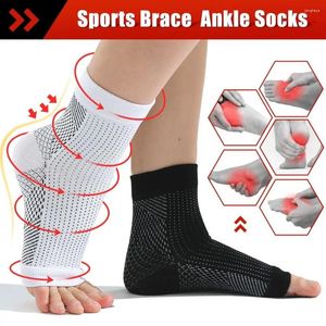 Calzini sportivi uomini da donna Braccia piede angola angola caviglia elastico outdoor Compresso bandage Supporto traspirante