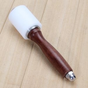 Hammer Strengthen Wooden Material Leather Cutting Hammer Craft Stamping Tools