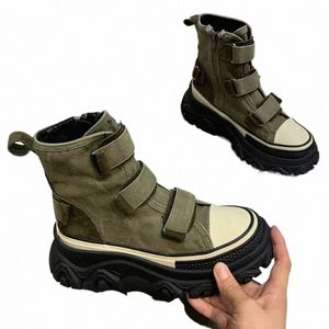 Boot Canvas Flats Platform Sport Chelsea ankle Autumn Designer Sways Ladies Running Shoes Gladiator Botas 230223 U3AS#