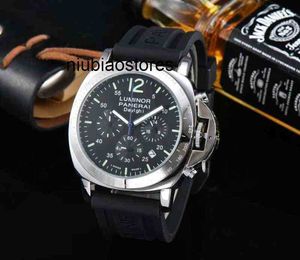 남성용 시계 Panerai 브랜드 최고의 고급 시계 스트랩 방수 크로노 그래프 스포츠 손목 캐주얼 데이트 방수 손목 시계 스테인리스 스틸 시계