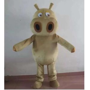 Mascot kostymer brun flodhäst maskotte fancy klänningskaraktär karneval julfirande maskot dräkt