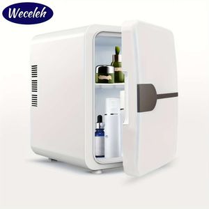 Taşınabilir Mini Buzdolabı, 1.06Gal/6 CAN SOĞUK VE GÜÇLÜ COMPACT Buzdolabı Cilt Bakımı, Kozmetik, Yiyecek, Ev, Ofis İçin