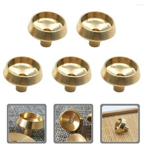 Candle Holders 5 Pcs Incense Holder Backflow Base Burner Tray Rack Bracket Trays Metal Stick Head