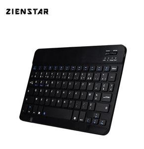 Zienstar 10inch Azerty Fransız Alüminyum Mini Kablosuz Klavye Bluetooth Apple iOS Android Tablet Windows PC Lityum Pil 216765543