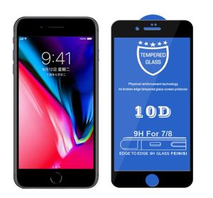 Full Cover 10d Large Curve Drop Lime Tempered Glass Screen Protector Full Lim för iPhone 12 11 Pro Max XR XS Max 6 6S 7 8 Plus 106259889