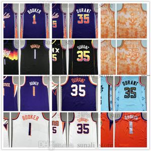 Stitched Men's Basketball Jerseys Kevin Durant 35 Devin Booker 1 Bradley Beal 3 Sewed Embroidery Fast Send