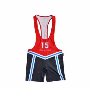 Herrpolyester Tight Stretch Bodysuit Sports Wrestling Riding Halter One Sexy Fi Letter Print i6nm#