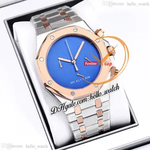 K8F 41mm 26238 1017 Alyx 9SM Tasarımcı VK Kuvars Kronograf Erkekler İzle Mahkeme İzle Mavi Dial İki Ton Altın Kılıf Kılıf Kılıfı Koruma Beyleri HelloWatch A46E