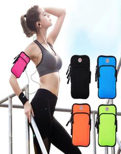 Sport Armband Case Cover Running Jogging Arm Band Pouch Haltertasche für 46 Zoll Universal für iPhone X XS Max 8 7plus Smartphone9687485