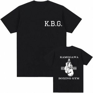 Sıcak anime hajime hiçbir ippo tshirt komik tshirts manga kamagowa boks spor salonu pamuk tişört hip hop erkek tişörtler unisex yaz üstleri d745#