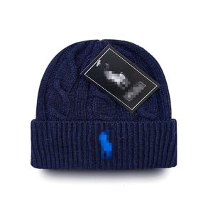 Beanie/Skull Caps 2024新しいデザイナーPolo Beanie Unisex Autumn Luxury Winter Beanies Winter Men and Women Hat