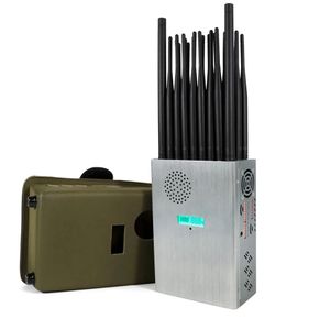 Nowe ręczne 28 pasm 27 interferencja sygnału anteny FM Wi-FI6E Wi-FI2.4G Wi-FI5G GPS Lojack Lora UHF 433 315 868 CDMA GSM 3G 4G 5G Sygnał telefonu komórkowego Jamm Er