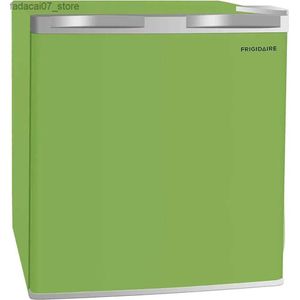 Kylskåp fryser cu ft kompakt frys lämplig för kontor mini kylmedels sovsalar grön liten elektrisk bärbar camping fordon q240326