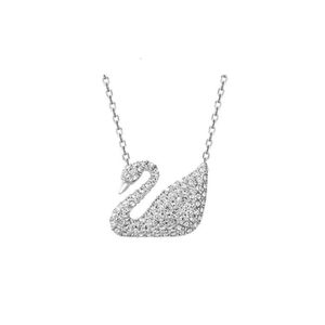 Swarovski Necklace Designer Jewelry Swarovskis Jewelry Clover Woman Swan Necklace Gradient Crystal Diamond Exquisite Fashion Party Clavicle Chain Swarovski 482