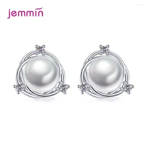 Stud Earrings Sale Pure 925 Sterling Silver Fantastic Pearl Fashion Jewelry For Women Wedding Earring Bijoux