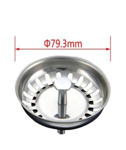 High Quality 793mm 304 Stainless Steel Kitchen Drains Sink Strainer Stopper Waste Plug Filter Bathroom Basin Drain5753178