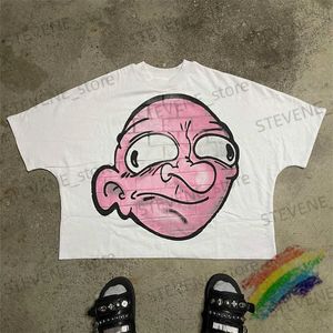 Herr t-shirts överdimensionerade fotografi utskrift blutosatire t-shirts män kvinnor 1 1 bästa kvalitet sommarstil tung tyg strt-weart skjorta t240325