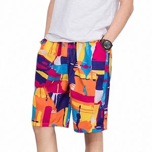 men New Beach Short Pants Trunks Multi Styles Loose Drawstring Casual Quick Dry Beach Shorts Summer Printed Beach Short 01Rw#