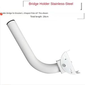 Wireless Monitoring Infrared Radio L-shaped Bracket Hoop Bridge Bracket Thickened Wall-mounted Bridge 26cm Camcorder Back Stand