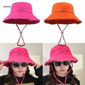 Bucket Hats Outdoor bucket hat with adjustable chin rope wear-resistant design bucket hat summer waterproof fisherman hatC24326