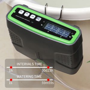 Timers Intelligent Automatic Watering Device Double Pump Timed Waterer Garden Terrace Drip Irrigation System for 20 Potted Plant Flower